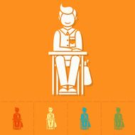 school and education icons N573