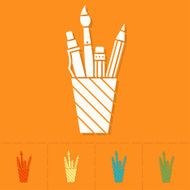 school and education icons N584