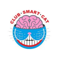 Logo cat Club smart Cat Animal and brain