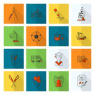 school and education icons N589