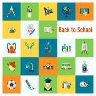 school and education icons N590