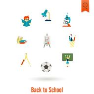 school and education icons N591
