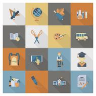 school and education icons N596
