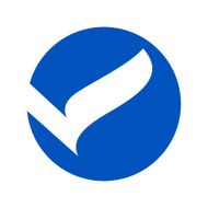 V letter line logo