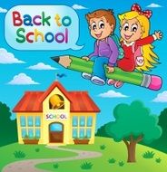 School kids theme image 9 N2