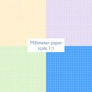 Set of grid backgrounds