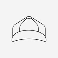 hat line icon N13