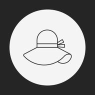 hat line icon N16