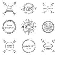 Set of emblem