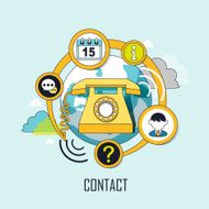 contact service concept N2