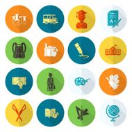 school and education icons N602