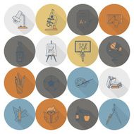 school and education icons N607