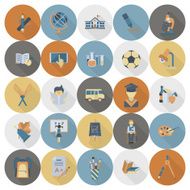 school and education icons N608