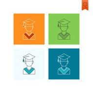 school and education icons N620