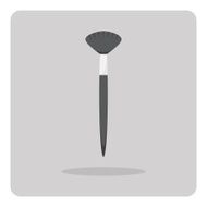 Vector of flat icon paintbrush N2