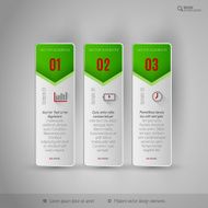 Modern tabs as design elements Business symbols N25