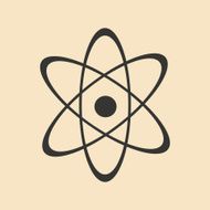 Flat in black and white mobile application laboratory icons