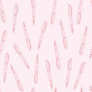 Seamless red pens