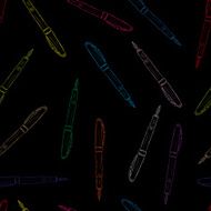 Seamless color contours of pens