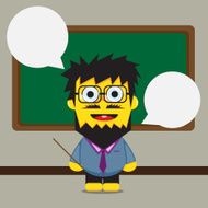 teacher cartoon design