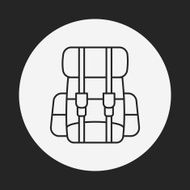 backpack line icon N27