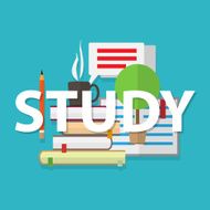 Flat design vector illustration concepts of education N5
