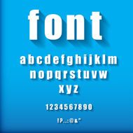 3d font