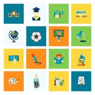 school and education icons N641