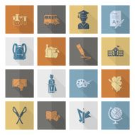 school and education icons N643