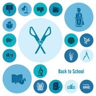 school and education icons N646