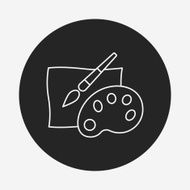 Palette line icon N2
