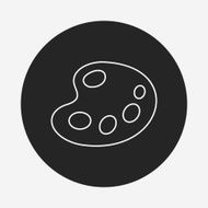 Palette line icon N6
