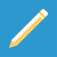 Pencil icon emblem symbol