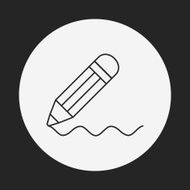 pencil line icon N3