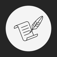 poetry line icon N2
