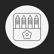 crayon line icon N3