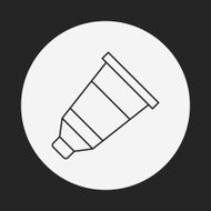 Pigment paint line icon N20