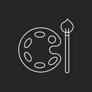 Palette line icon N19
