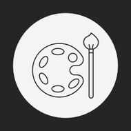 Palette line icon N20