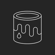 Pigment paint line icon N23