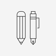 pencil line icon N12