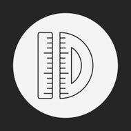 ruler line icon N28