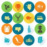 school and education icons N670