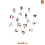 school and education icons N672
