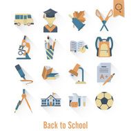school and education icons N677