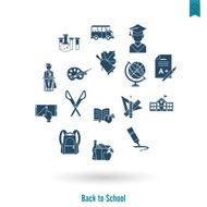 school and education icons N679