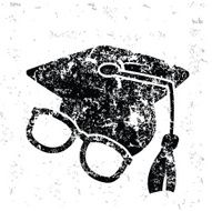 Education design on old background vector N3