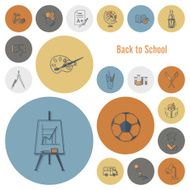 school and education icons N689