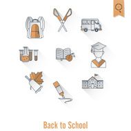 school and education icons N690