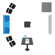 Vector set of icons for presentation